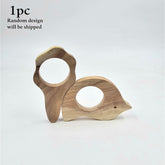 Neem Teether (Pack of 2) | Safe & Organic (Random Design Shipped)